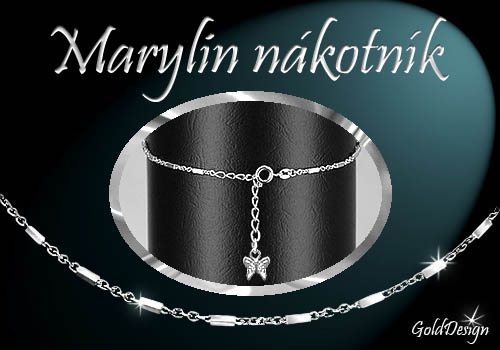 Marylin - nákotník rhodium